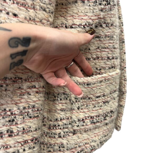 $3950 Celine Ivory Multi Wool Collarless Jacket size FR 38/6 - Picture 4 of 9